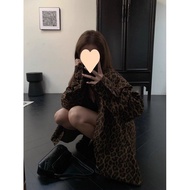 jacket woman winter jacket woman autumn jacket woman Leopard Print Mid-Length Jacket - Women's Early