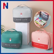 First Aid Medical Kit Travel Waterproof Bag Organizer | Beg Kecemasan Perubatan Simpan Ubat Travel
