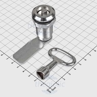 MS705-40 Khoá Tủ Điện Tam Giác Cao 40mm Kẽm Mạ Chrome Kèm Chìa Khóa