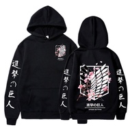 Anime Attack On Titan Cherry Blossom Hoodies Ackerman Mikasa Eren Jaeger Sweatshirts Cozy Tops Pullovers Graphics Logo Tracksuit Size Xxs-4Xl