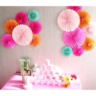 Paper fan Decoration paper fan 25cm