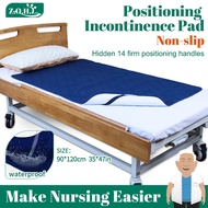 ZhenqingHuli Multipurpose Positioning Bed Pad cancer patient medical Patient Pelapik Linen Protector 床垫保护套 Alas Tilam Hospital Alas Bubble Katil Sakit Tilam (90 x 120cm) 翻身隔尿墊