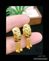 (555) Clip earrings 10k Gold. non tarnish