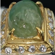 cincin perak 980 zamrud asli
