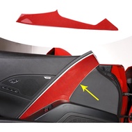 Car Main Driver's Inner Door Panel Trim Sticker,Fit for Chevrolet Corvette C7 2014-2019 Real Soft Ca
