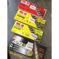 RKM / RK CHAIN LANTAI 428M / 428HM / GS428SB / GS428KLO RKM RK TAKASAGO CHAIN
