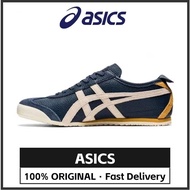 【100% Original 】Onitsuka Tiger MEXICO 66 Yellow Blue for men and women shoes classic casual sneakers.