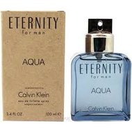 Calvin Klein Eternity For Men Aqua EDT 100ml (Men) PERFUME TESTER