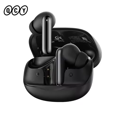 QCY Melobuds N50 ANC Bluetooth 5.4 Wireless Earphones Active Noise Cancellation 6 Mics Clear Call Ea