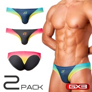 GX3 2PACK SPLASH MARINE GRADATION BIKINI UNDERWEAR