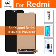 100% thử nghiệm cho Xiaomi Redmi K50/K50 Pro/k60e + Hiển thị Bộ linh kiện số của màn hình cảm ứng th