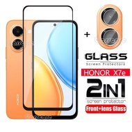 HONOR X7e 2026 2 in 1 Screen Protector Tempered Glass Film For HONOR X7e X7 e HONORX7e X7E 4G 5G Ful