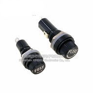 Black FUSE FUSE Holder Glass Tube 5 * 20 6X30MM FUSE Holder FUSE 2CM