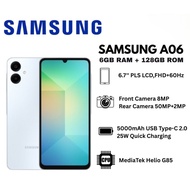 Samsung A06 Smartphone | 6GB+128GB | MediaTek G85 | 50MP Camera | 6.7" HD+ PLS LCD Display