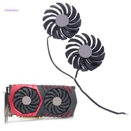 Doublebuy 95mm Graphics Card Fan Replacement For MSI Radeon RX480 580 GTX1080Ti 1070 Gaming GPU Cooler Fans PLD10010S12