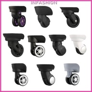 INF 1 Pair Suitcase Luggage Universal 360 Degree Swivel Wheel Trolley Wheel Tool
