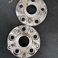 CAR SPACER 15mm 5X114pcd PAIR USED JAPAN