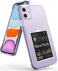 RINGKE FUSION DESIGN CASE NEW YORK LABEL ( เคส IPHONE 11 )