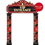 Movie Night Porch Sign Banner Movie Theme Party Decorations