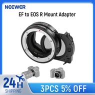 NEEWER EF to EOS R Mount Adapter with Drop in CPL Filter Autofocus Lens Converter Ring For Canon EF/