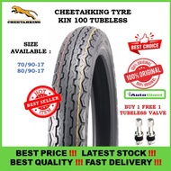 TAYAR  CHEETAHKING KIN100  *DUNLOP TT100* -  70/90-17, 80/90-17 TUBELESS TYRE