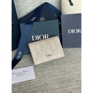 Perforated White Series DIOR Saddle Business Card Holder Card Holder Size: Size: 10x6.8 X1.2cm (Leng