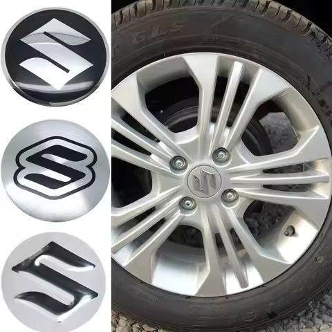 4pcs/set 56.5MM Car Wheel Hub Center Sticker Decoration for SUZUKI Swift SX4 Jimny Samurai Vitara Xl