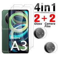 8To ฟิล์มกระจกเทมเปอร์1แก้วป้องกันสำหรับ Xiaomi Redmi A3 4G Xiaomi Redmi A3 A3 Mi A3 Redmi A3 Xiaomi Redmi A3 4G 6.71 "ฟิล์มเลนส์กล้องปกป้องหน้าจอ