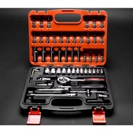 Roben 53 Pcs Auto Repair Hand Tool Combination Socket Wrench Set Motor Tools Box