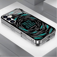 Jesus 016 Luxury Plated Frame Glass Phone Case For Samsung Galaxy S22 S23 S24 S25 Ultra A22 A23 A25 