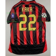 2006-2007 AC Home jersey Retro Jersey Soccer JersI 06/07 milan jerseys KAKA 22 NESTA 13 RONALDO 99