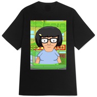 Bob Burgers Tshirt 100% Cotton Black | Shortsleeve & Longsleeve | Short Sleeves & Long Sleeves | SML