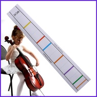 Cello Fingerboard Stickers Adhesive Fret Board Label Finger Sticker for Practice Training Beginners 