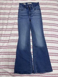 二手Levis牛仔褲 Levi's Premium 726 Flare Jeans Size 24 9成新