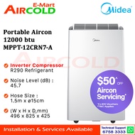 (PRE-ORDER) Midea Portable Aircon 12000BTU MPPT-12CRN7-A