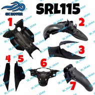 Yamaha LAGENDA 115 / SRL 115 ZR / SRL115 ZR Inner Cover Full Set Kaver Hitam Meter Tengah Tank Front