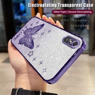 2 in 1 Glitter Rhinestone Phone Case For Redmi 9A/9A Sport/9i/9i Sport Case with Screen Protector Sh