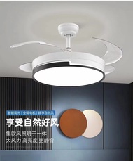 42 inchs Ceiling Fan With Light Invisible Ceiling Fan Remote Control Lamp With Fan