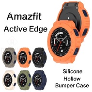 huami Amazfit Active Edge case TPU soft protective case Tempered Glass Clear Screen Protector Protec