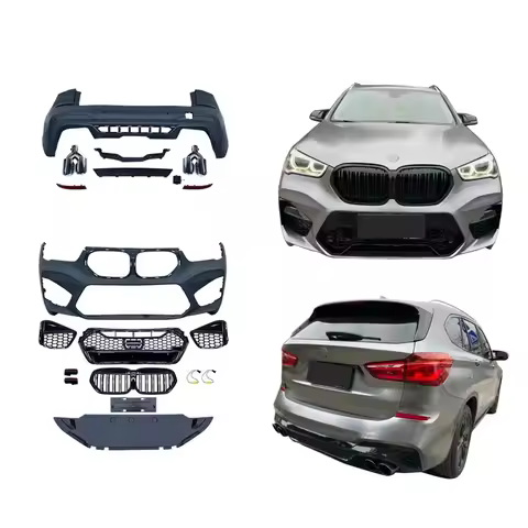 Car Body Kit for BMW X1 F48 F49 Upgrade G08 X3M Body Kit Front Bumper Diffuser Exhaust Pipe