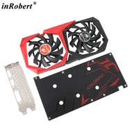 RTX2060 GPU Cooling Fan Shell Full Height Profile cket Backplate For Colorful RTX 2060 GTX 1660 Supe