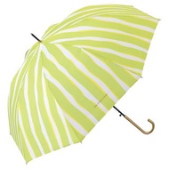 ☆ Nuance Stripe GR ☆ World Party WPC 長傘 58cm 自動開合雨傘 時尚 World Party 自動開合雨傘 長型雨傘