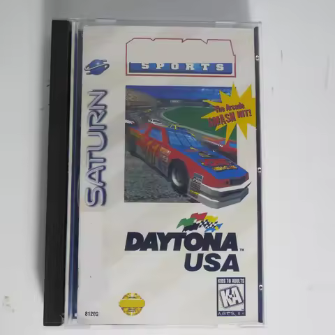 Saturn Copy Disc Game Daytona USA With Manual Unlock Console Game Retro Video Direct Reading Game