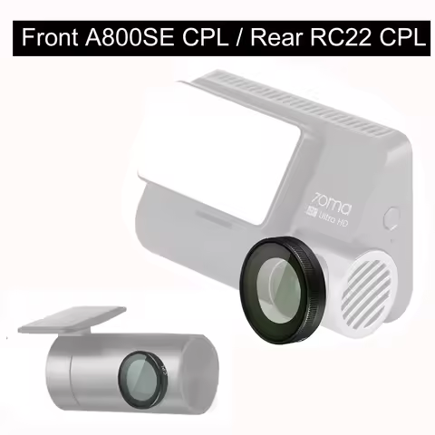 For 70mai Dash Cam A800SE CPL filter Reduce Glare Reflect for 70mai Rear Cam RC22 CPL