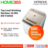 Hitachi Top Load Washing Machine 10.5KG BW-V105ES