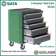 SATA 5-Drawer Tool Trolley Cabinet Cart 770x470x896MM 95121