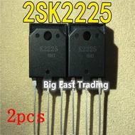 2pcs K2225 2SK2225 transistor welding TO-3PF 1500V 2A,guaranteed quality