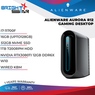 Alienware Aurora R12 Gaming Desktop (Intel I7-11700F / 16Gb Ram (Upto128Gb) / 512Gb Nvme Ssd + 1Tb 7200Rpm Hdd / Nvidia Rtx3080Ti 12Gb / Ddr6X / Windows 10 / 1 Year Onsite Warranty)