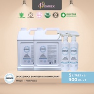 DFENZE HOCL Multipurpose Santitizer & Disinfectant 5L Bottle Series