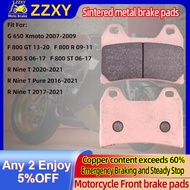 Front Sintered Metal Brake Pads For BMW G 650 Xmoto 07-09 F 800 GT 13-20 F 800 R 09-11 F 800 S 06-17